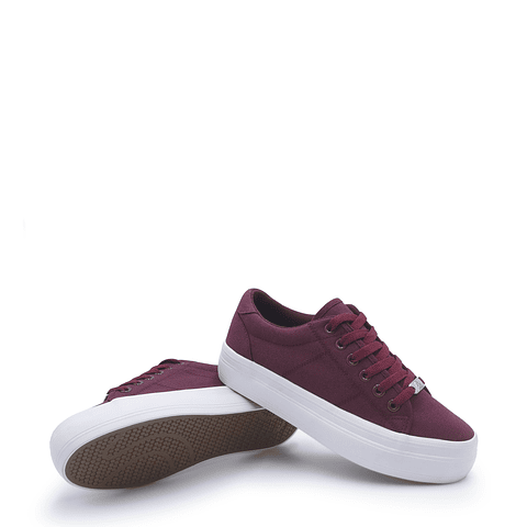 Zapatillas de Lona Clippers Burdeos