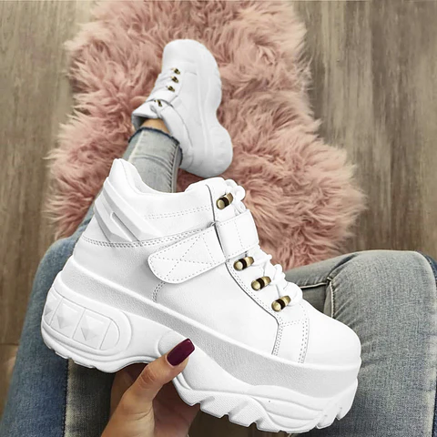 Zapatillas Sporty 02 Urbanas con caña y Plataforma