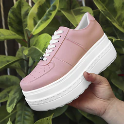 Zapatilla Maxy Mili Rosa con Plataforma 
