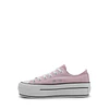 Zapatilla Mujer Maxy Retro de Lona Rosa con Plataforma