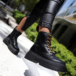 Botines Combat 01 Moda Urbana