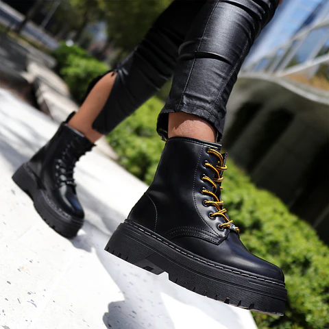 Botines Combat 01 Moda Urbana