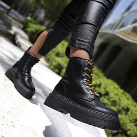 Botines Combat 01 Moda Urbana