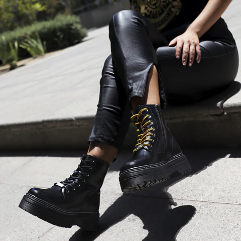 Botines Combat 01 Moda Urbana