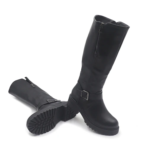 Bota Elasticada Negra