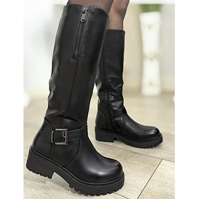 Bota Elasticada Negra