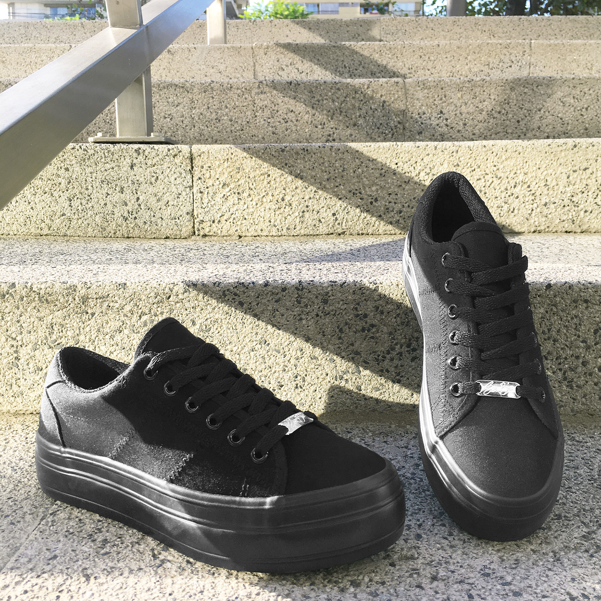 Zapatillas Urbanas Hombre X-Light Lona Walker Negro - 34