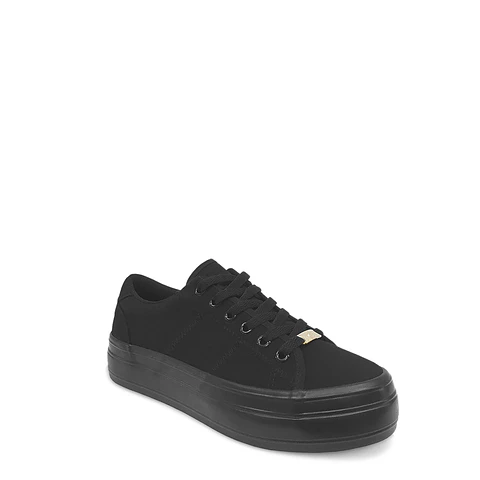 Zapatillas de Lona Clippers Negras Urbanas