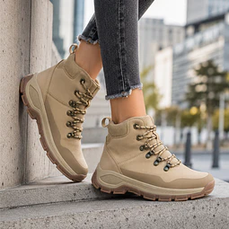 Botín 8710 Mujer Beige