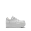 Zapatilla de Cuero Maxy Mily 06 Blanca con Plataforma