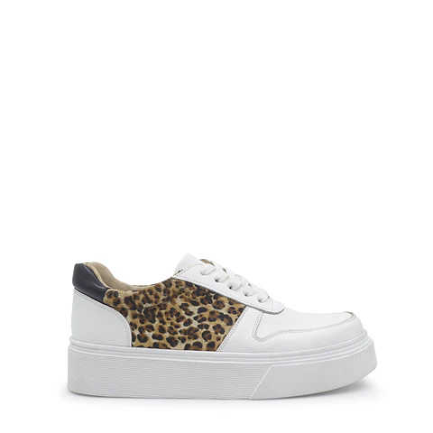 Zapatilla Cuero con Print