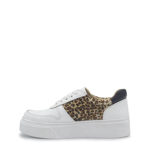 Zapatilla Cuero con Print