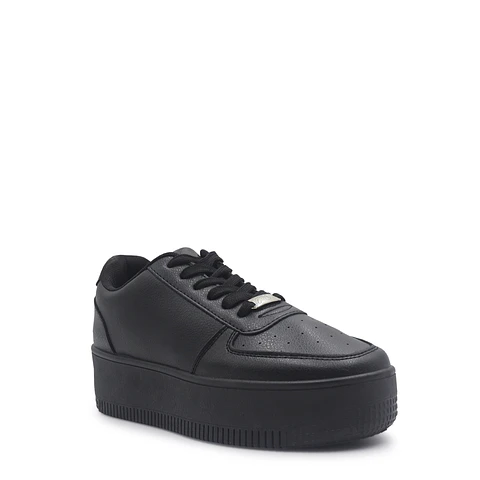 Zapatilla Mili 01 Negro Completo con Plataforma 