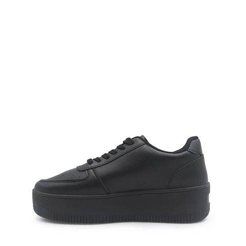 Zapatilla Mili 01 Negro Completo con Plataforma 
