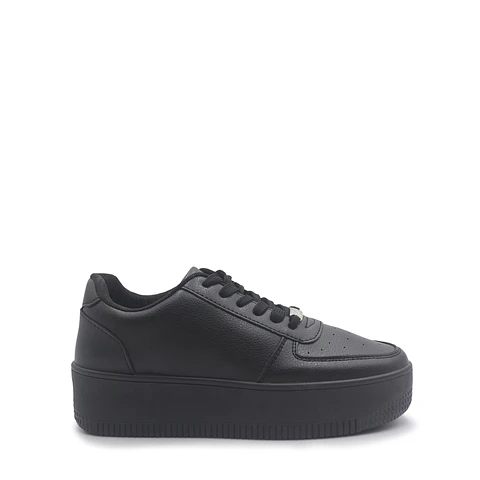 Zapatilla Mili 01 Negro Completo con Plataforma 