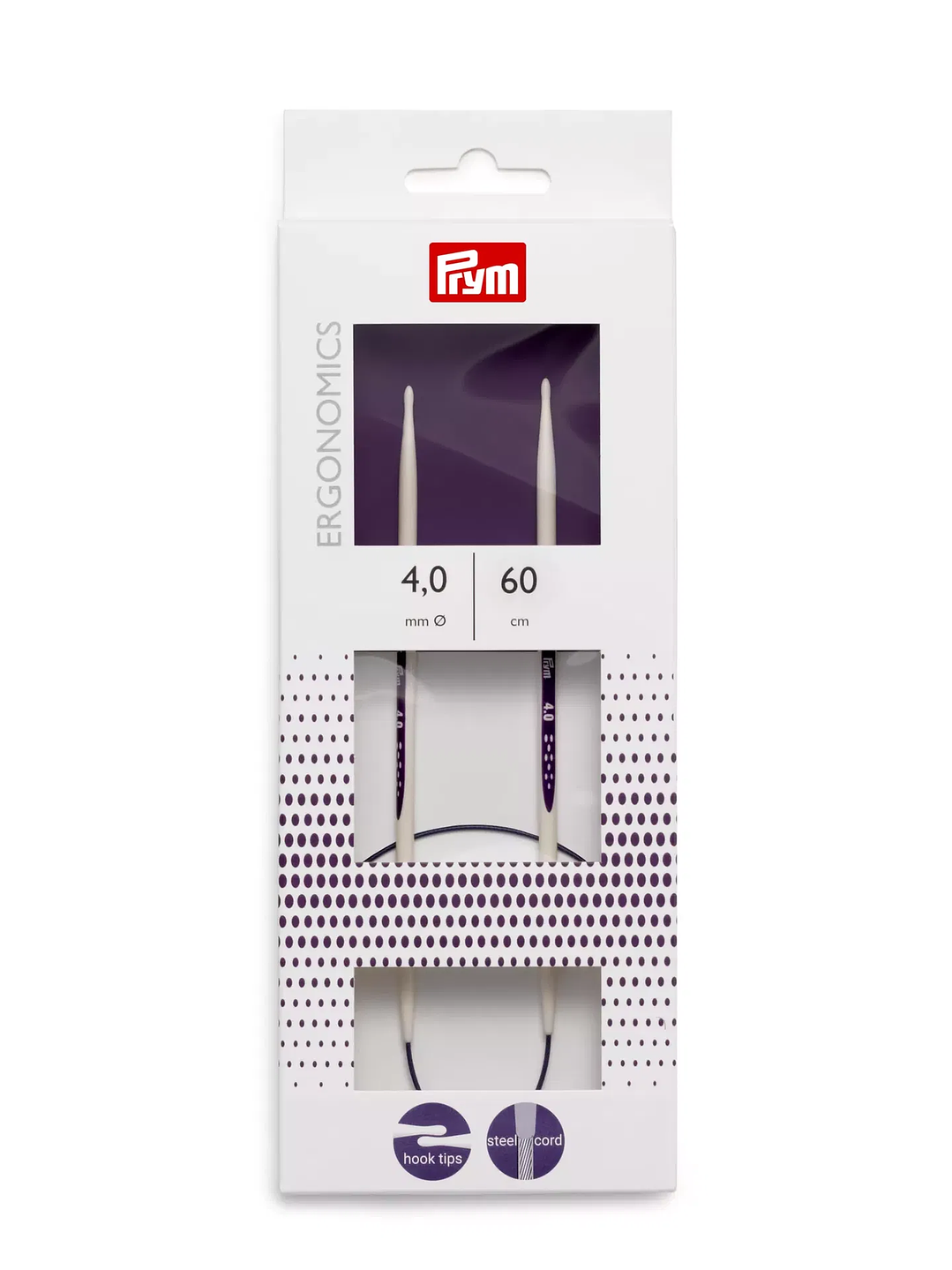 Agujas circulares ergonómicas Prym de 60 cm 3