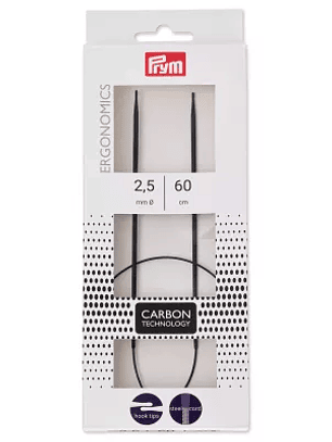 Agujas circulares Ergo-Carbón 60 cm