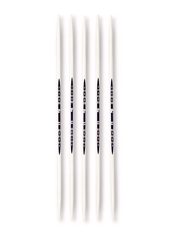 Agujas doble punta ergonómicas 20 cm 2