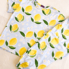 Limones acuarela - manga corta y pantalón (Peach)