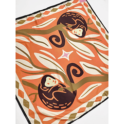 Pañoleta monos entre ramas 