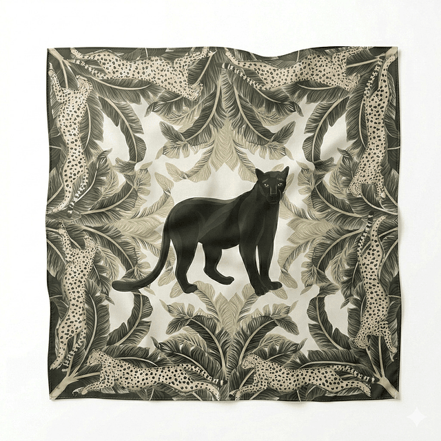 Pañoleta pantera negra 