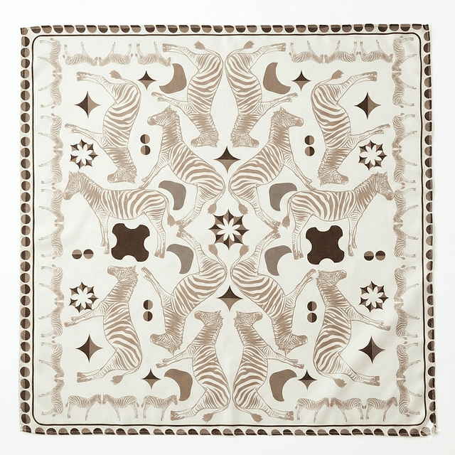 Pañoleta cebra arena 