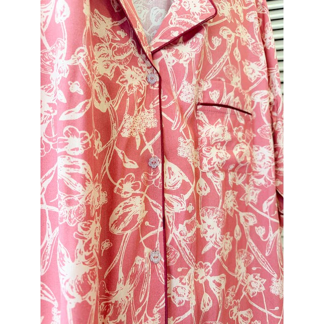 Rosa terracota - Vestido (rayón)