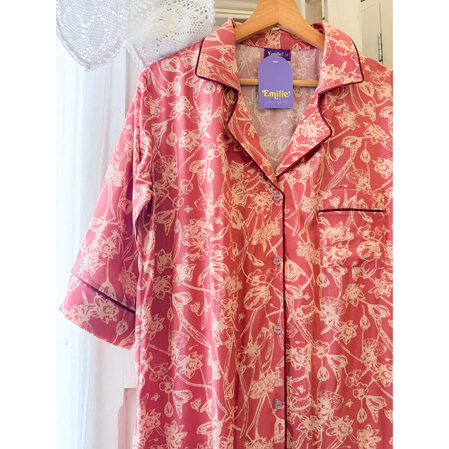 Rosa terracota - Vestido (rayón)