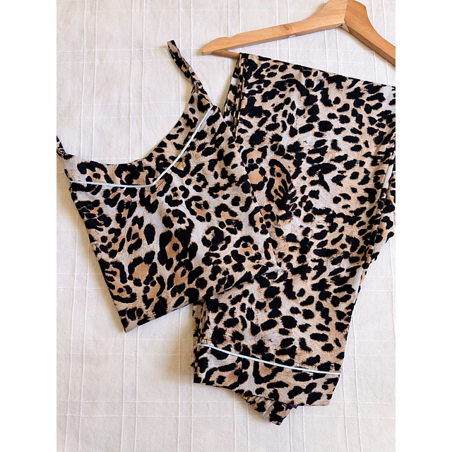 Leopardo 2 - tiras y pantalón (rayón)