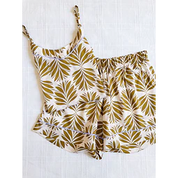 Olivos - tiras y short (rayón)