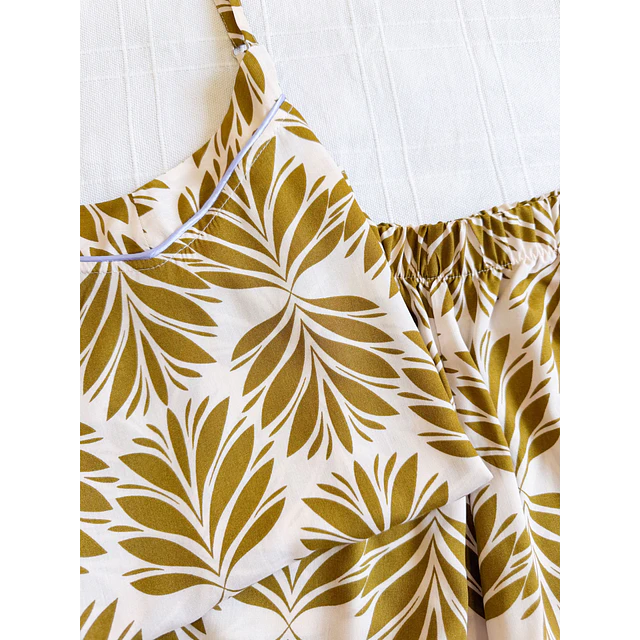 Olivos - tiras y short (rayón)