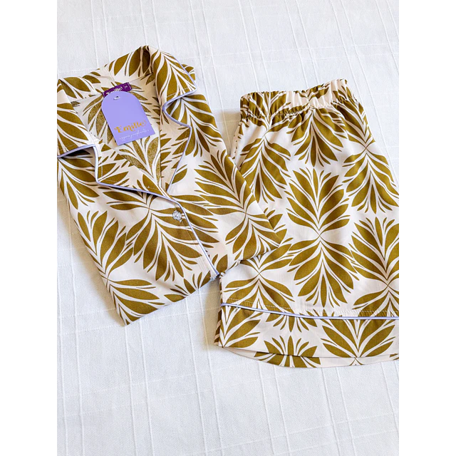 Olivos - manga corta y short (rayón)