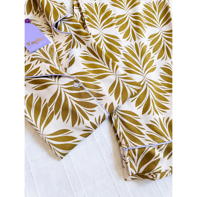 Olivos - manga corta y pantalón (rayón)