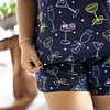 Cocktail party (peach) - manga corta y short