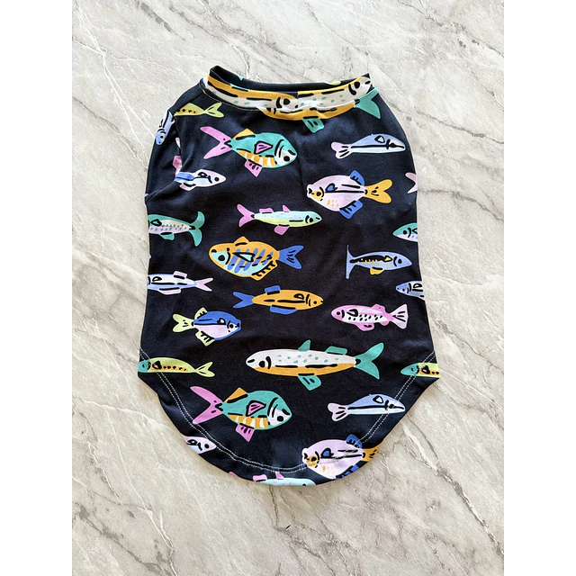 PETS: Peces sobre negro | Talla M (4)