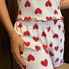 Corazones- manga corta y short (Rib)