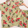 Cerezas - manga corta y short (algodón)