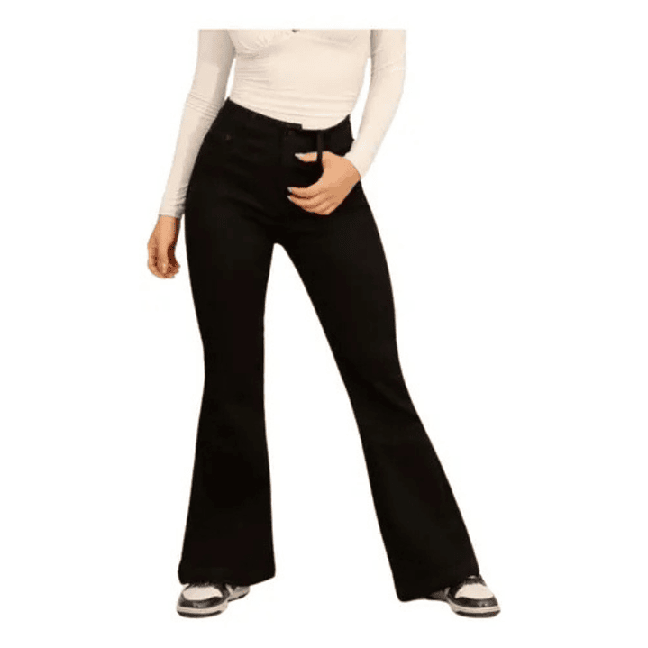 Jeans Mujer Flare Full Elasticado Push Up 4