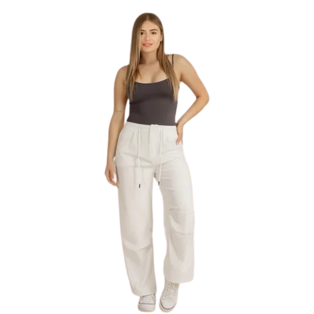 Pantalón Ancho Parachute Full Elasticado Ultima Tendencia 1