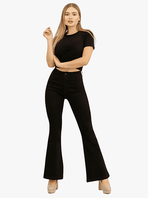 Jeans Flare Mujer Full Elasticado Push Up