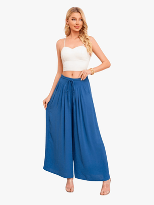 Pantalón Palazzo Premium Ancho Talla Estándar 