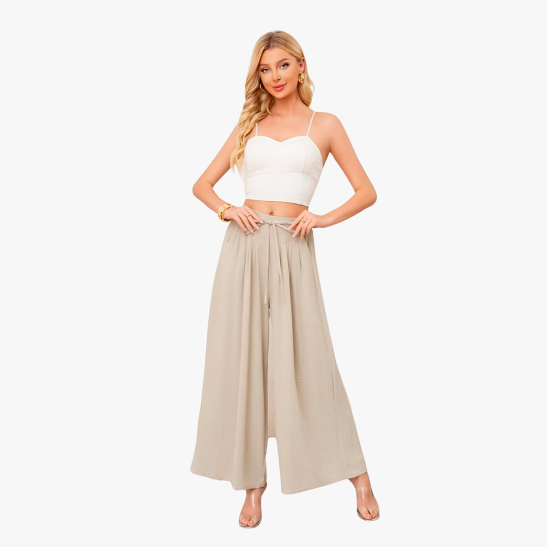 Pantalón Palazzo Premium Ancho Talla Estándar  5