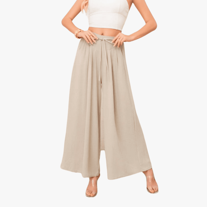 Pantalón Palazzo Premium Ancho Talla Estándar  6