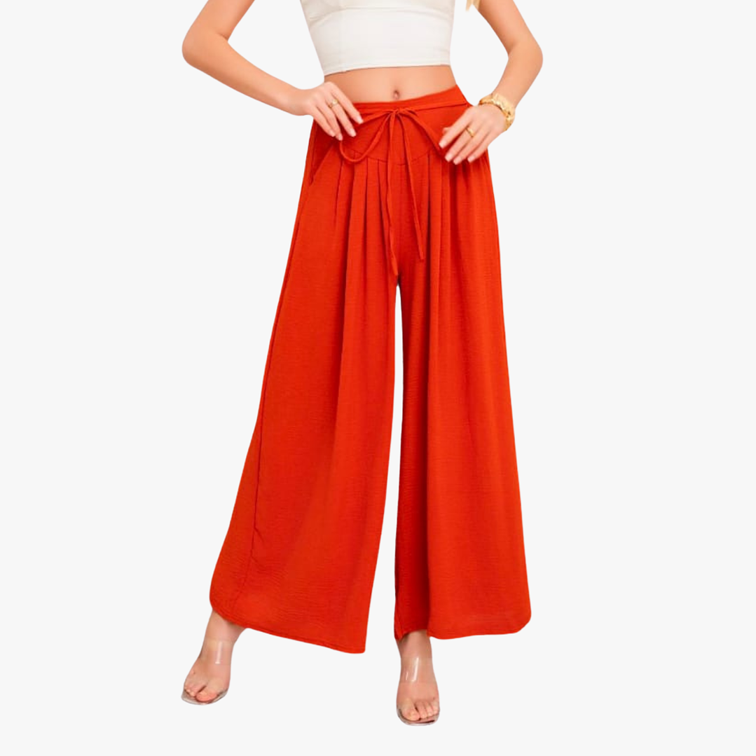 Pantalón Palazzo Premium Ancho Talla Estándar  15