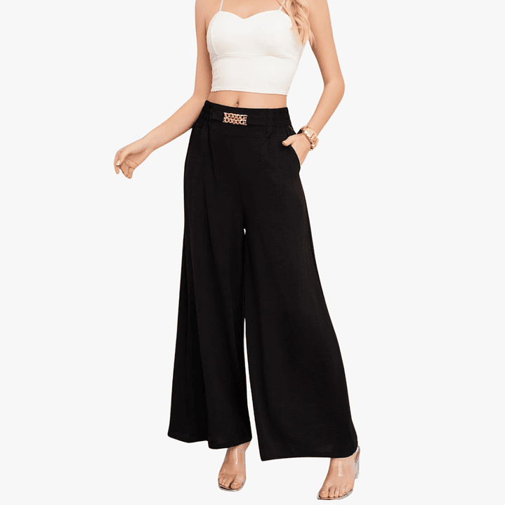 Pantalón Palazzo Elegante premium Talla Estándar  11