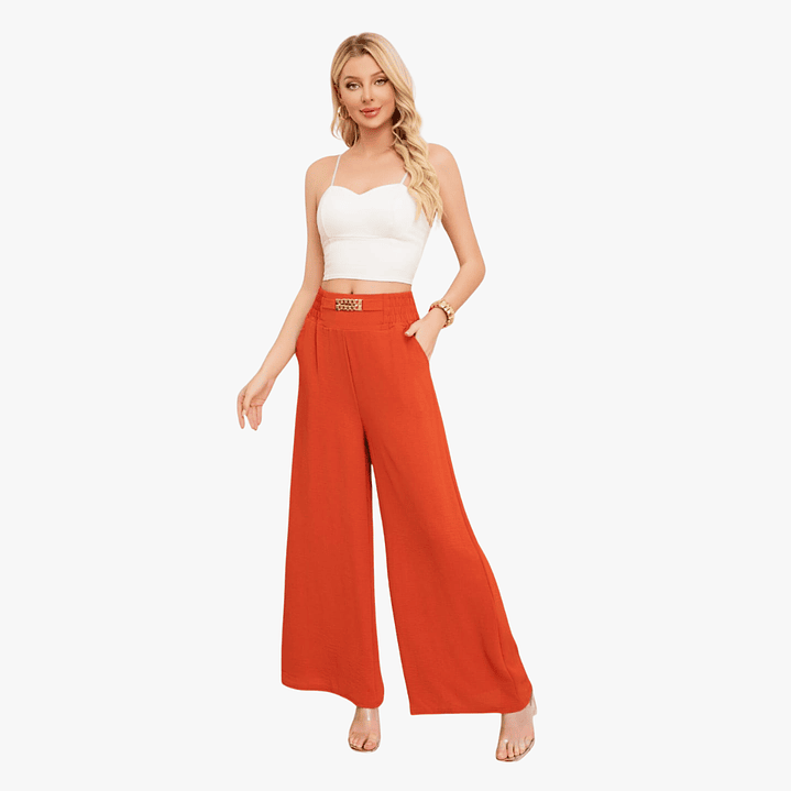 Pantalón Palazzo Elegante premium Talla Estándar  12