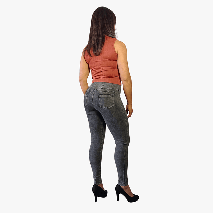 Jeans Fajero Nieves Full  Elasticado Push Up Confección Peruana 2