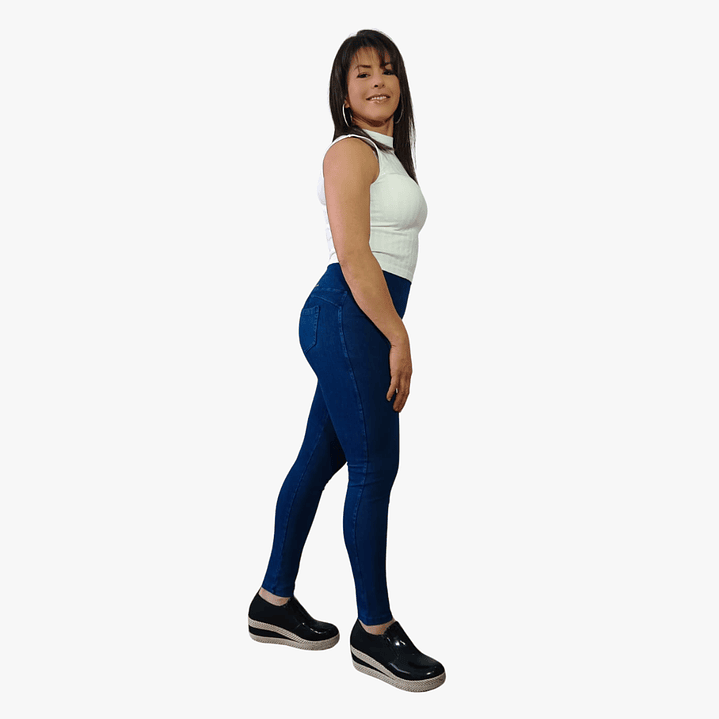 Jeans Fajero Nieves Full  Elasticado Push Up Confección Peruana 11