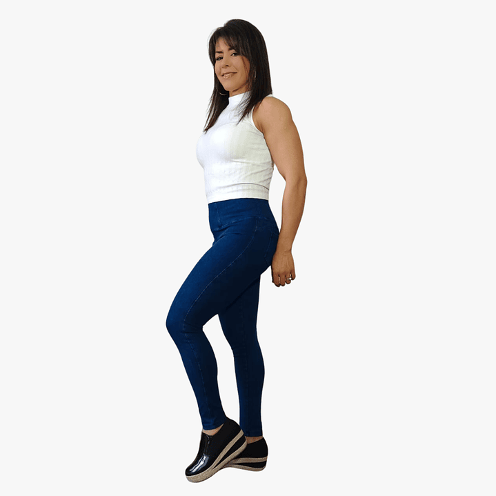 Jeans Fajero Nieves Full  Elasticado Push Up Confección Peruana 12