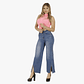 Jeans Palazzo Elasticado Mujer Tiro Alto Calce Perfecto - Miniatura 1